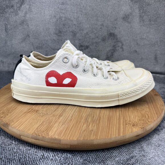 Converse CDG Play Chuck Taylor 70 Shoes Low Top Size Mens 6 Womens 8 150207C - Picture 1 of 9